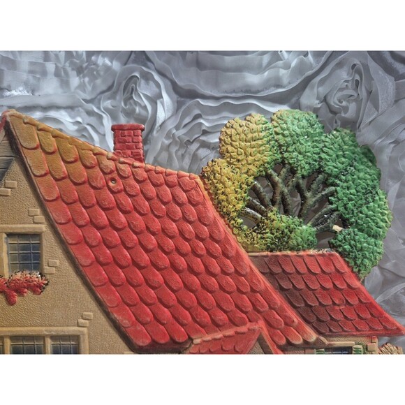 12" Large Antique German Valentine's Day Wall Decor Bird Heart Sealed Envelope - Picture 3 of 16